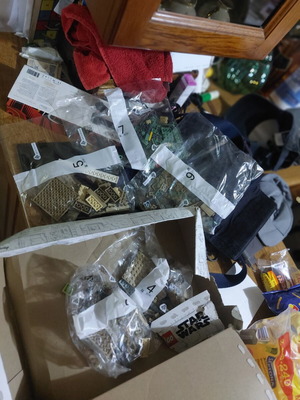 Lego Star Wars 75318 καινούργιο, λείπουν σακουλάκια 1 2 8, ανοιχτή συσκευασία χωρίς οδηγίες