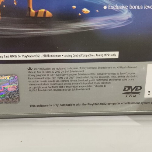 Rayman Revolution Platinum PS2 game like new