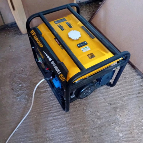 F.F. Group GPG 6000 Plus gasoline generator four-stroke new 6kVA