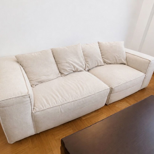 Bergamo beige modular sofa M250xW110cm