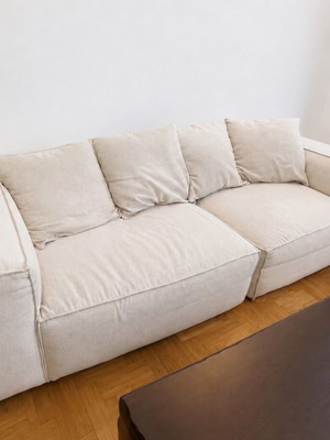 Bergamo beige modular sofa M250xW110cm