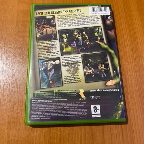 Grabbed by the Ghoulies Xbox game used, German cover