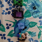 Minecraft Kinder Joy figures with tags and strings