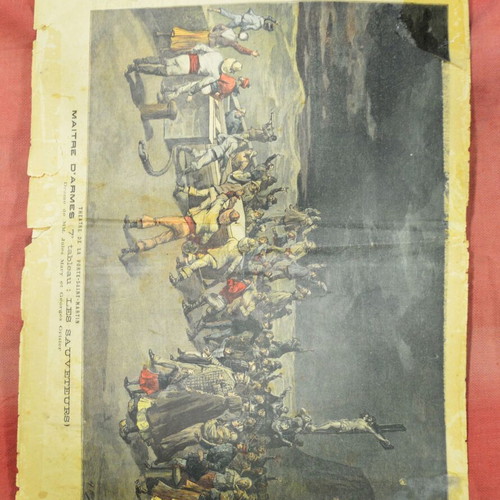 Le Petit Journal 1892 used edition tribute to 25th wedding anniversary