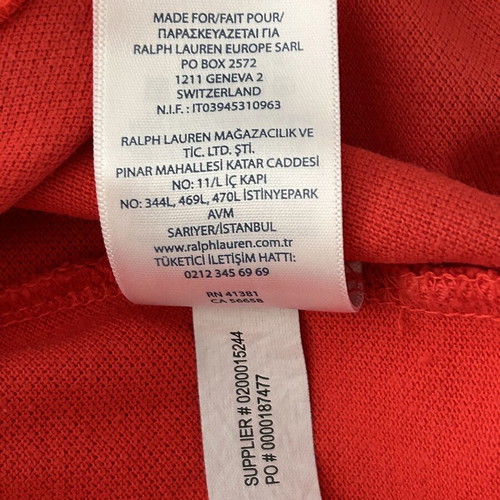 Ralph Lauren Polo Shirt Coral L used