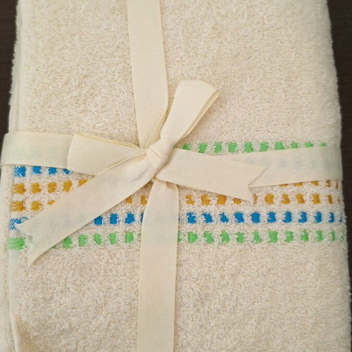 G.B. Bianco Luxury Collection towel set new, 100% cotton