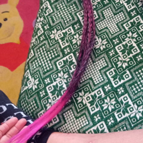 Hair clip with braids like new