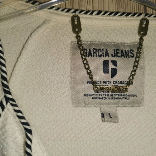 Bomber Garcia Jeans beige like new, with zipper, size L