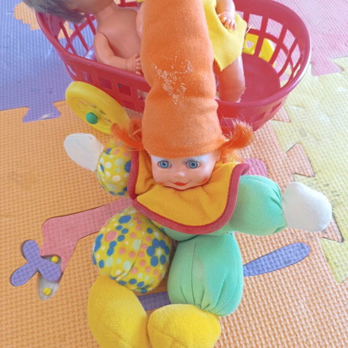Vintage toys used, pack of 7 from 1975