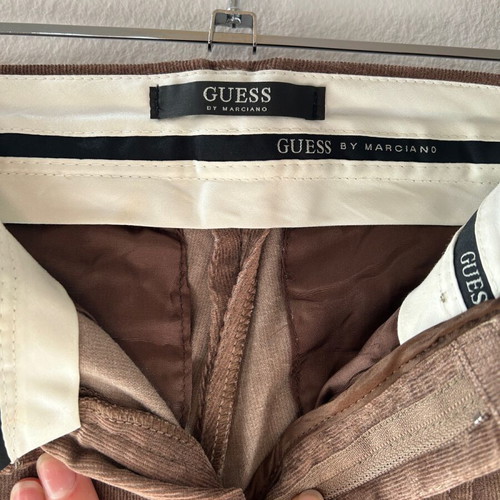 Guess pants brown suede vintage, like new