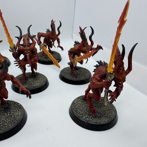 Warhammer Daemons of Khorne Bloodletters Squad like new