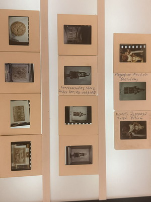 Collectible slides lot 1 with Greek traditional costumes and museum artifacts, like new