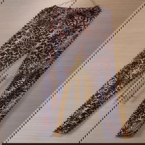 Λεοπάρ κολάν ελαστικό one size / animal print elastic leggings