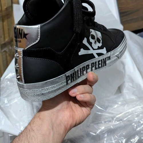 Philipp Plein Retrokickz sneakers size 41 new, black and white leather
