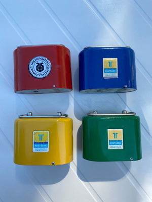 Postbank piggy banks like new, set of four