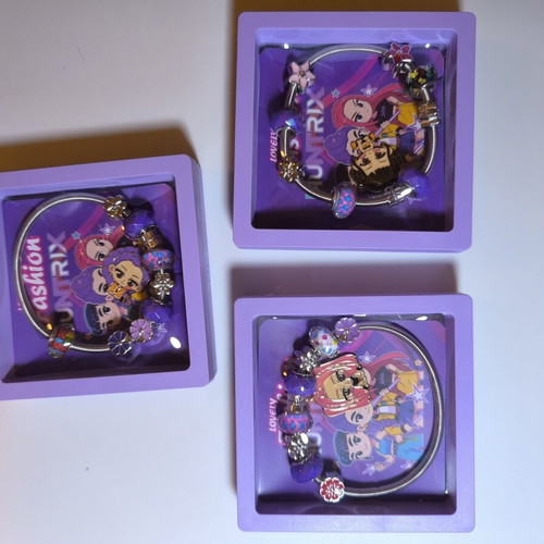 K-Pop Demon Hunters Children's Bracelets Set of 3 with Charms