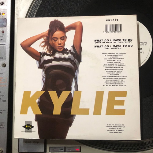 Kylie What Do I Have To Do vinyl like new, 7", 45 RPM, single