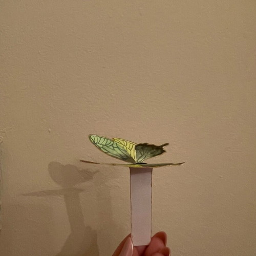 Bookmark hand-painted like new