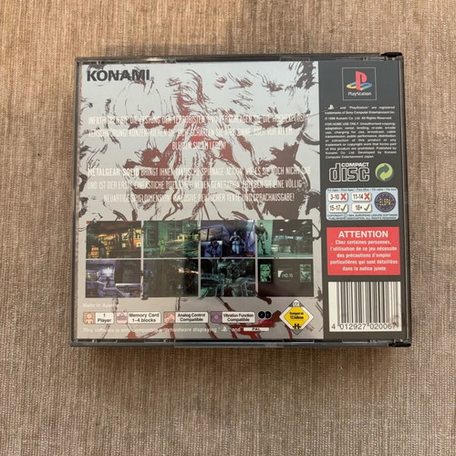 Metal Gear Solid used, PlayStation 1 / PS1 German version