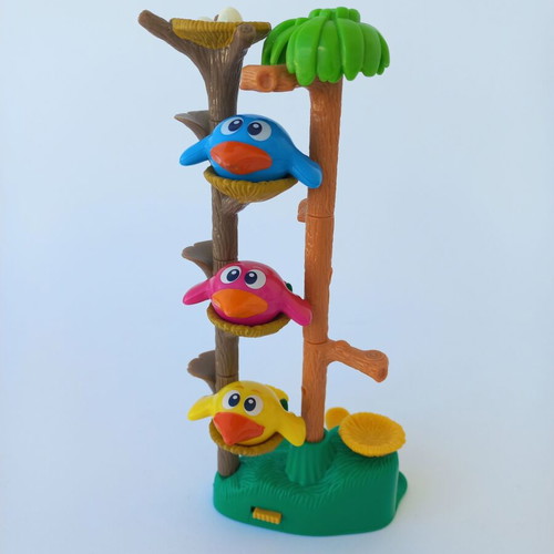 Vintage collectible spinning skill game with birds and magnets like new