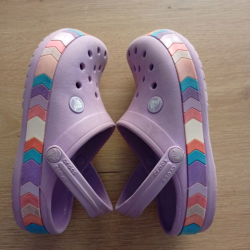 Crocs children's clogs like new, purple, size C13 (30-31)