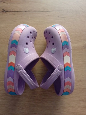 Crocs children's clogs like new, purple, size C13 (30-31)