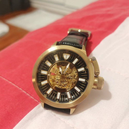 Invicta Corduba 7136 vintage men's watch used, automatic skeleton