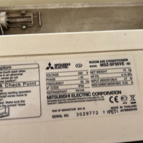 Mitsubishi Air Condition MSZ-SF35VE used, with circuit board issue
