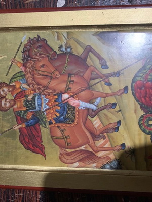 The Holy Theodoroi icon new, unglazed