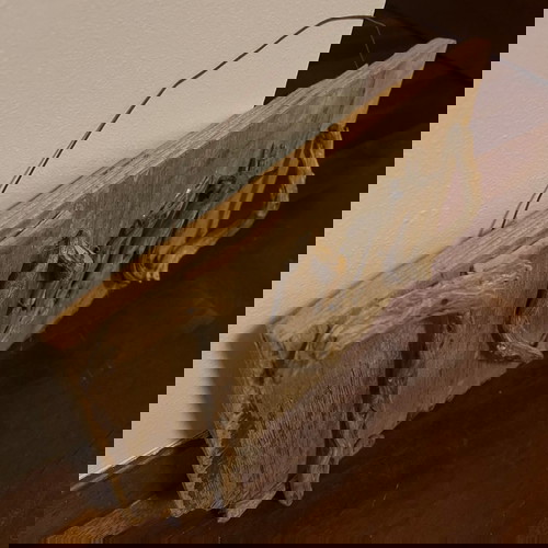 Χειροποίητο ξύλινο διακοσμητικό τοίχου μεταχειρισμένο