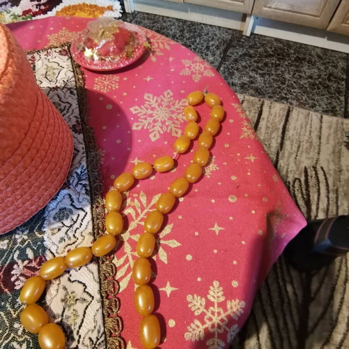 Collectible Worry Beads Old Amber Kahraman used 93g