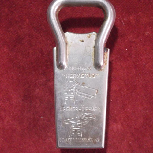 Vintage Monopol Hermetus bottle opener used