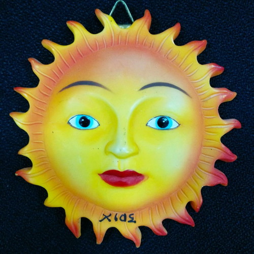 Ceramic decorative sun of Chios new