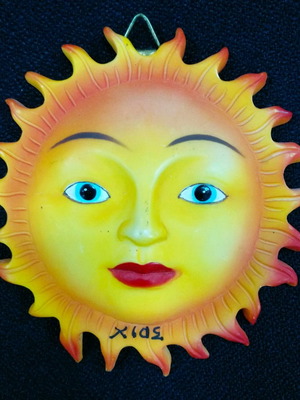 Ceramic decorative sun of Chios new