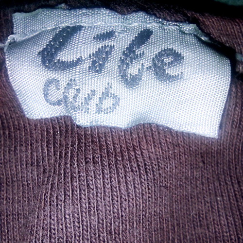 Reworked striped tank top with star embroidery dusty rose