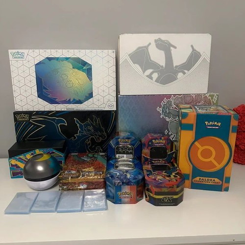 Pokemon storage and collectible tins and cases