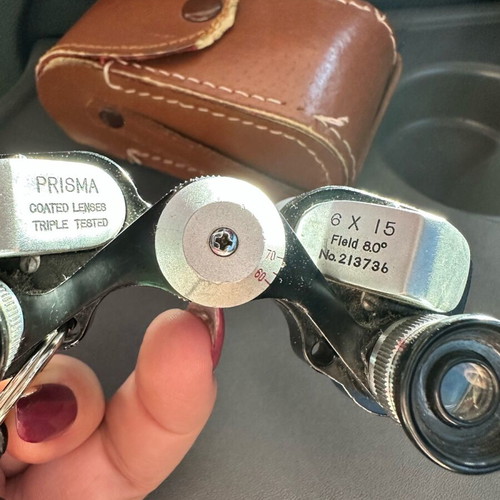Opera theater binoculars like new with case