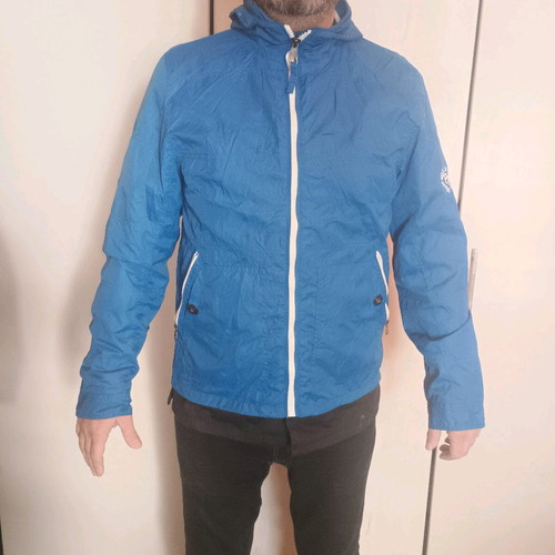 Splendid men's blue windbreaker jacket like new, size M-L