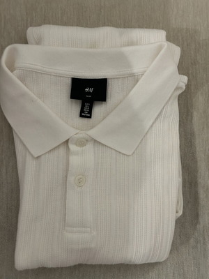 H&M white T-shirt size L, like new