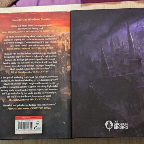 The Silverblood Promise and The Blackfire Blade signed numbered editions