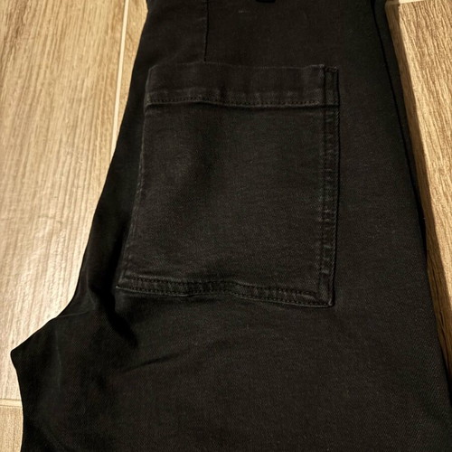 Zara Marine style jeans like new, elastic, black