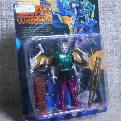 Star Warrior Chap Mei vintage action figures pack of 2 new
