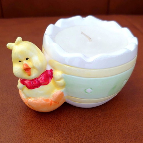 Easter decorative ceramic candle new