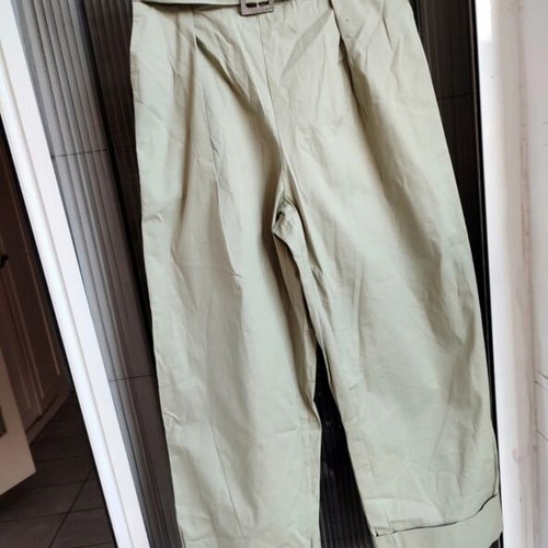 Anel Sage Olive Green Pants with Belt Size S New