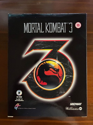 Mortal Kombat 3 PC CD-ROM game like new, European big box