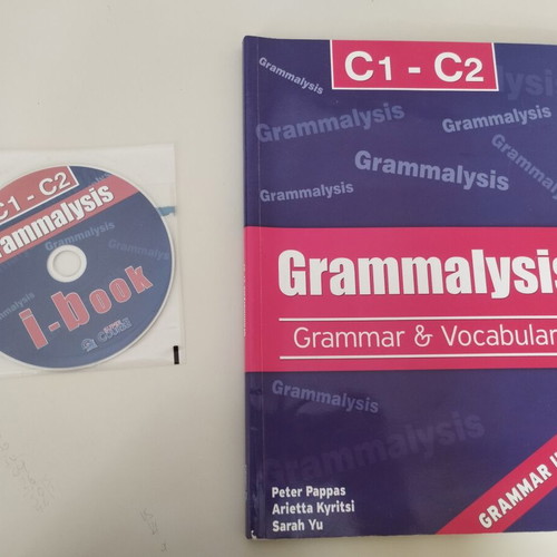 Grammalysis C1 - C2 Grammar & Vocabulary book with i-Book CD used