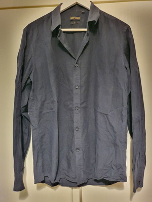 Antony Morato dark blue shirt like new with minimal design, size L