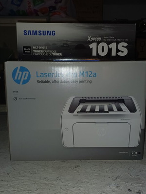 HP LaserJet Pro M12a laser εκτυπωτής καινούργιος με toner