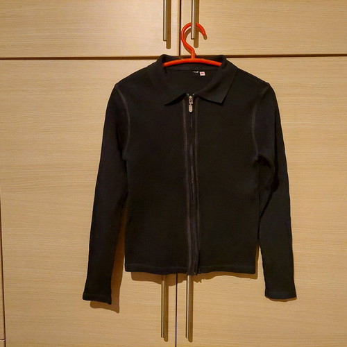 Levi's vintage black women's zip-up jacket Size Medium