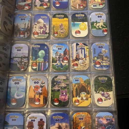 Pokémon Go album used with rare Pokémon tags
